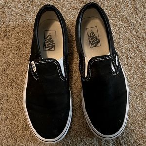 Black Slip On Vans